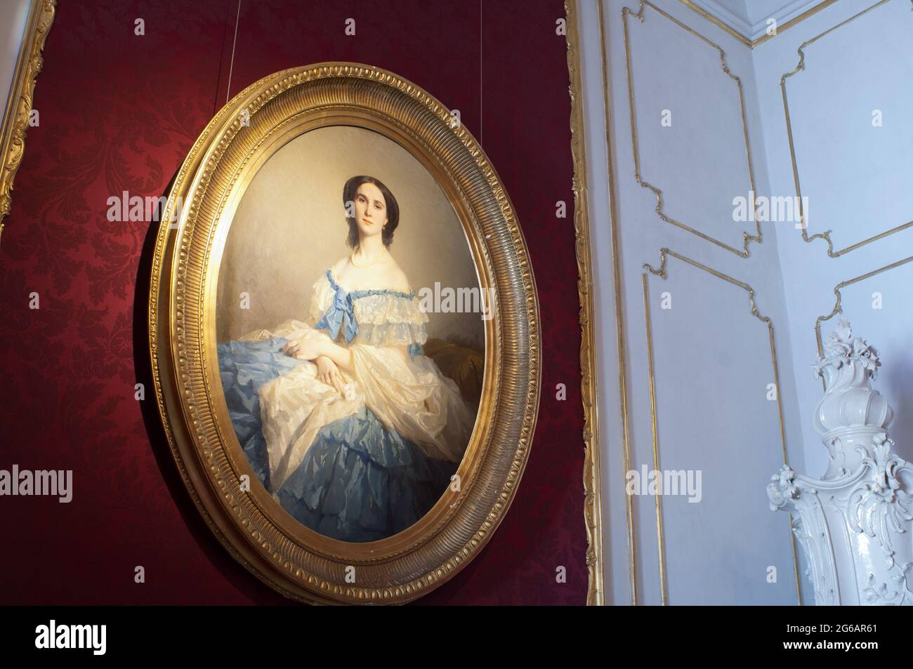 Portrait of Carlota Empress of Mexico Stock Photo - Alamy