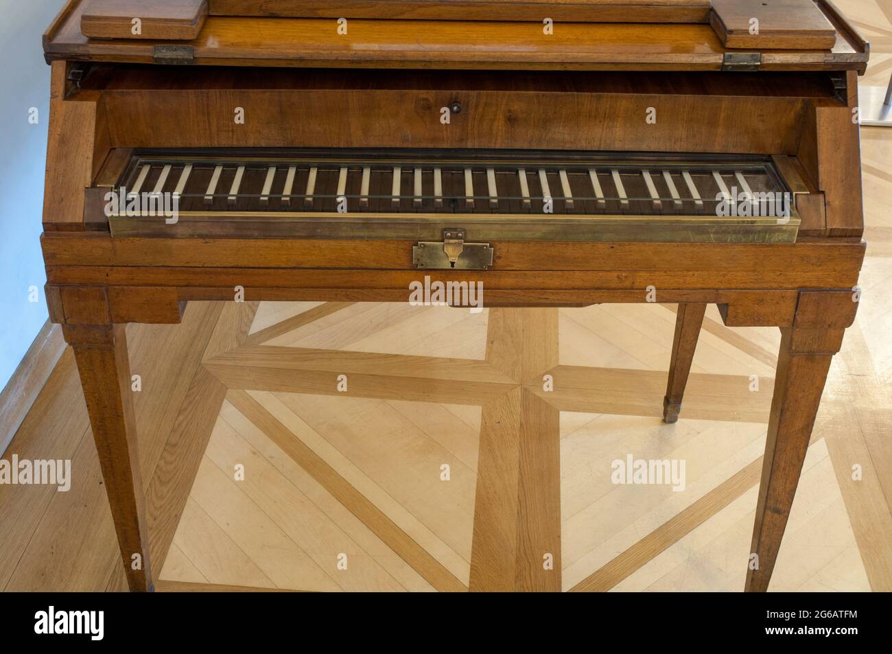 Mozart harpsichord Stock Photo