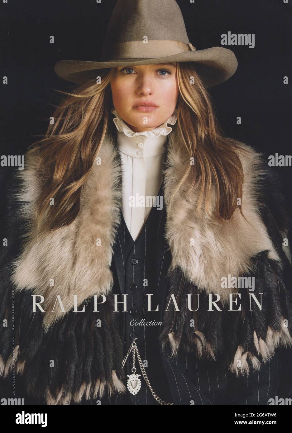 poster advertising Ralph Lauren fashion house in paper magazine from ...