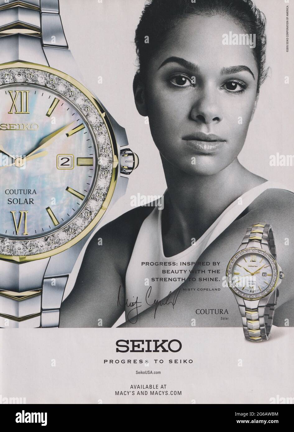 Seiko ad advertising advertisement hi-res stock photography and images -  Alamy