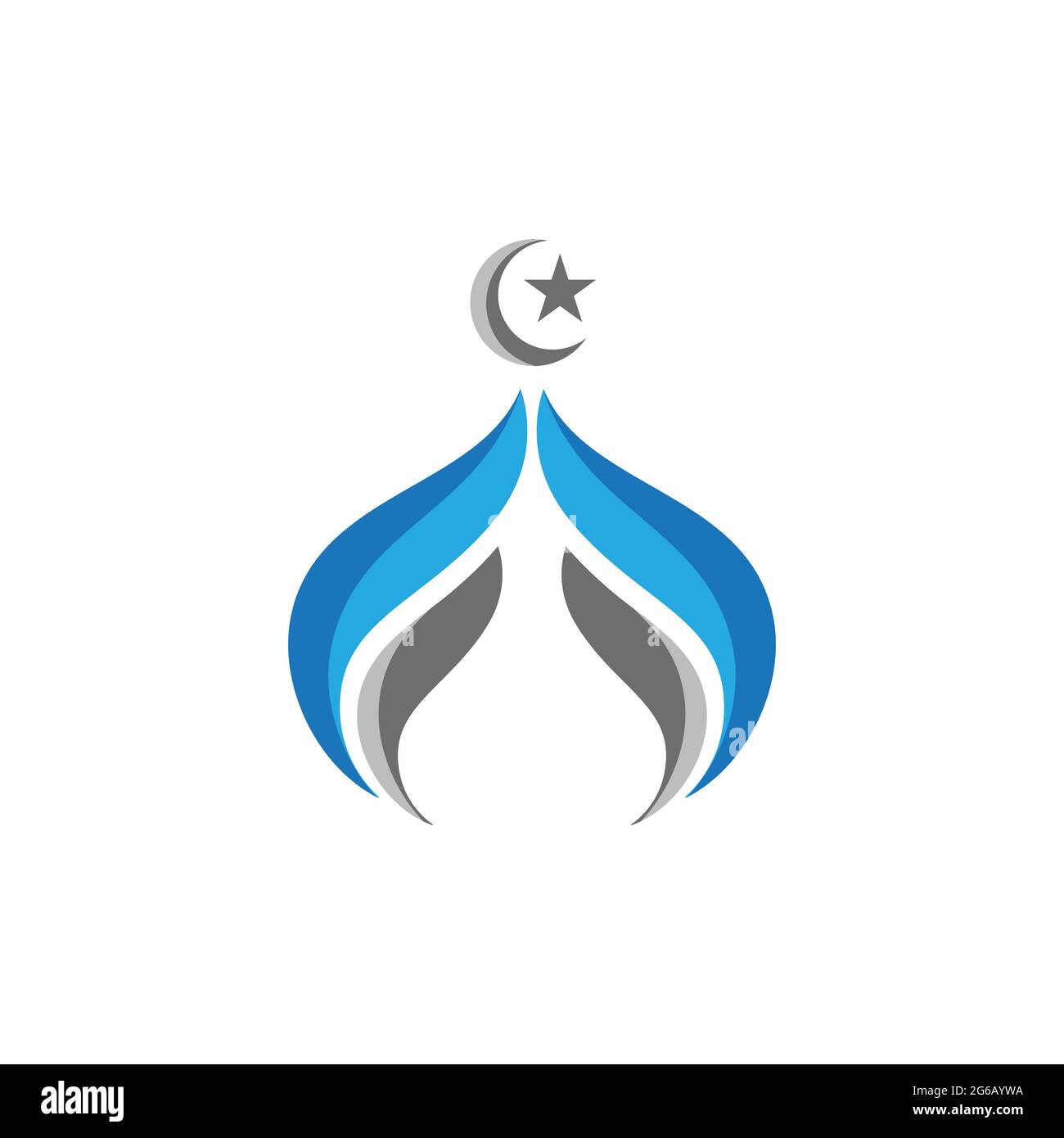 Mosque symbol icon vector Illustration design template Stock Vector ...