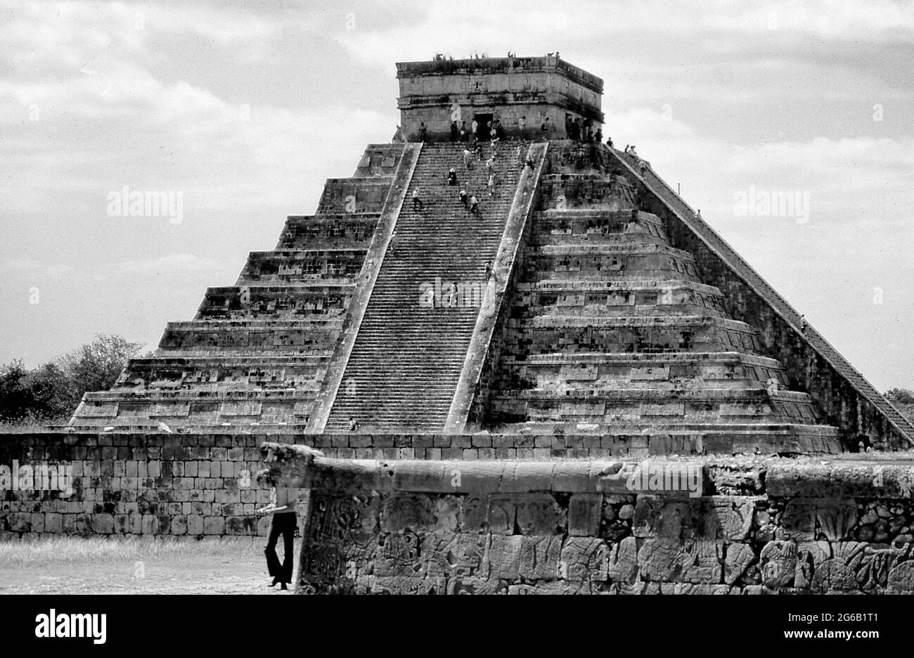 Pyramid of Kukulcan. Chichen Itza is one of the main archaeological sites on the Yucatan