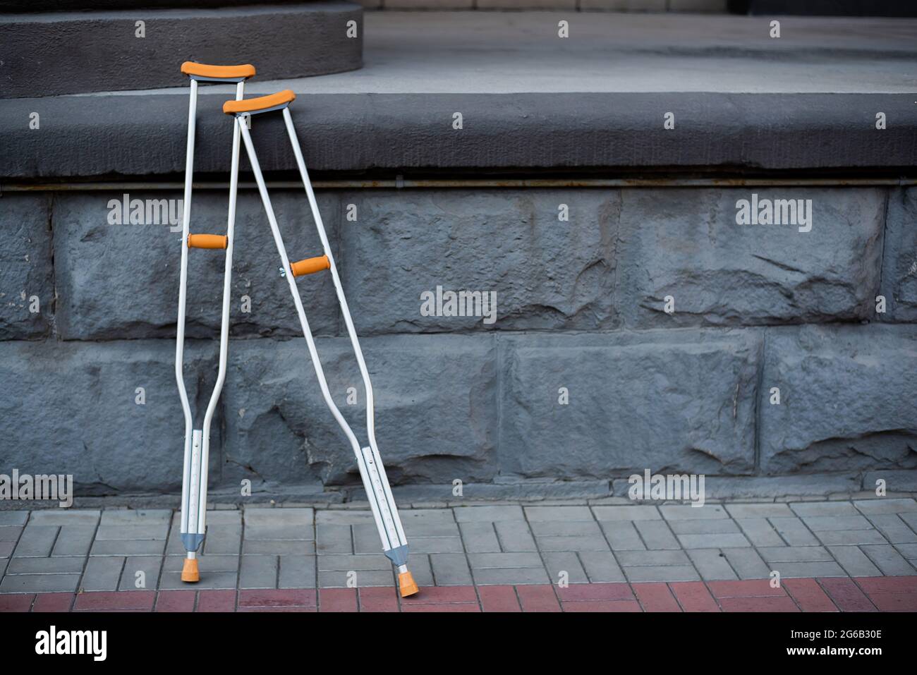 Crutches stairs hires stock photography and images Alamy