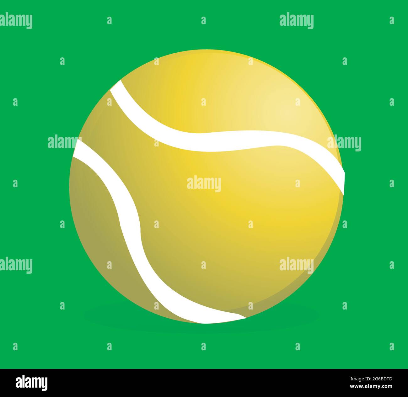 Sport tennis ball vector illustration Stock Vector Image & Art - Alamy