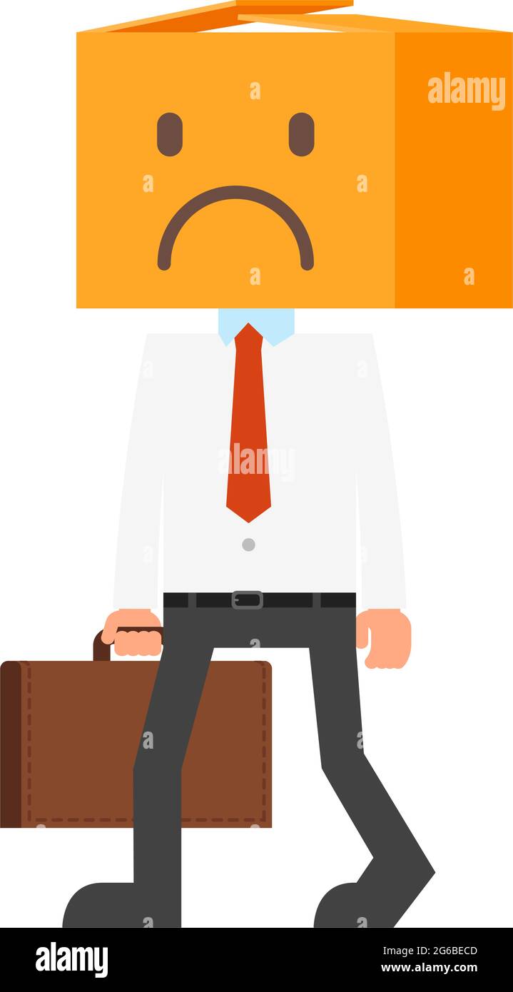 White box head on Stock Vector Images - Alamy