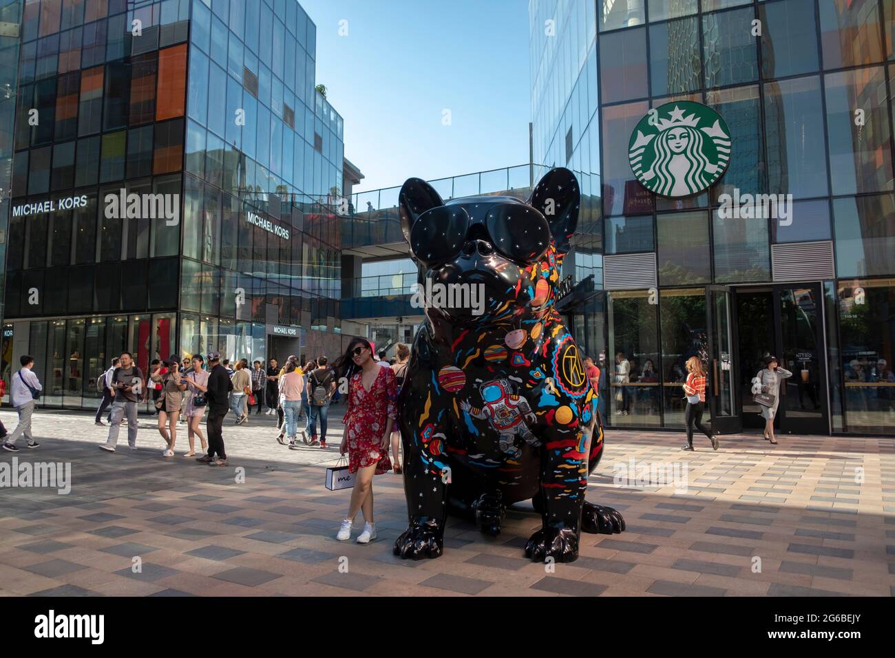 Sanlitun in Beijing, China Stock Photo