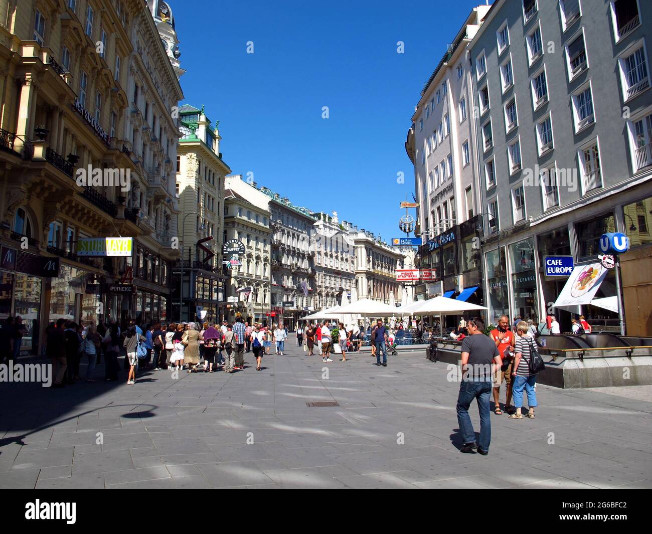 The street in Vienna, Austria Stock Photo Alamy