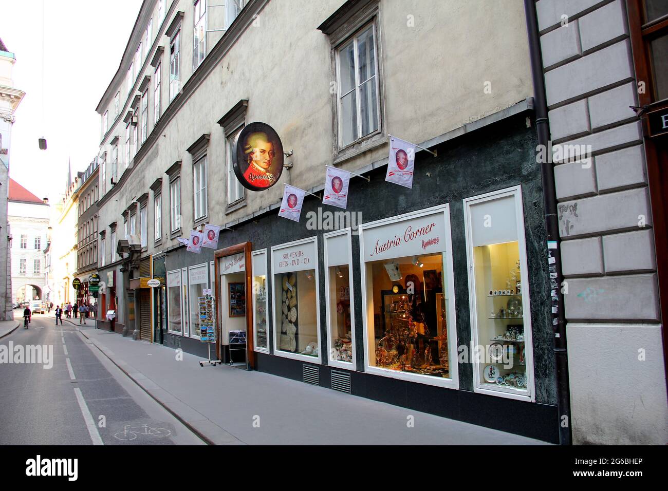 The shop in Vienna, Austria Stock Photo
