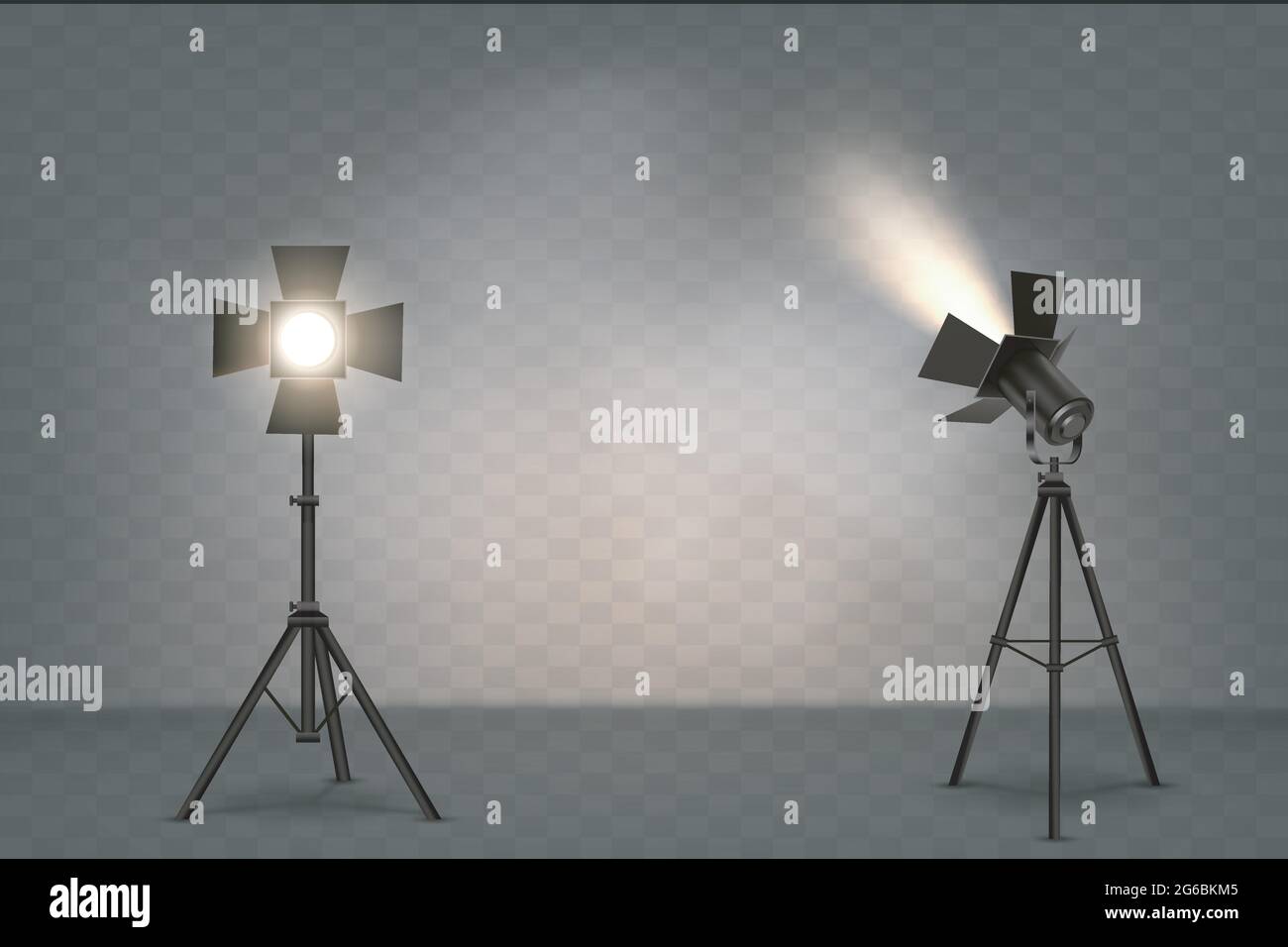 black reflectors on the transparent background Stock Vector Image & Art