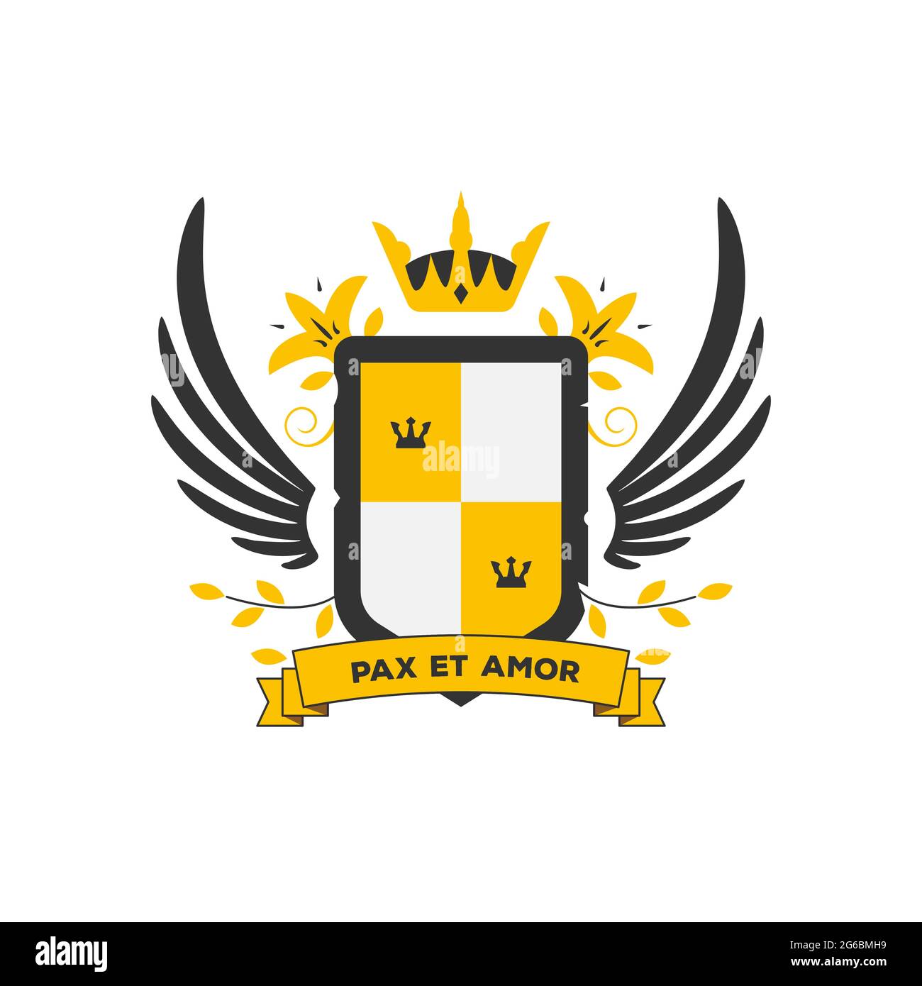 Coat of arms with two colors Stock Vector Image & Art Alamy