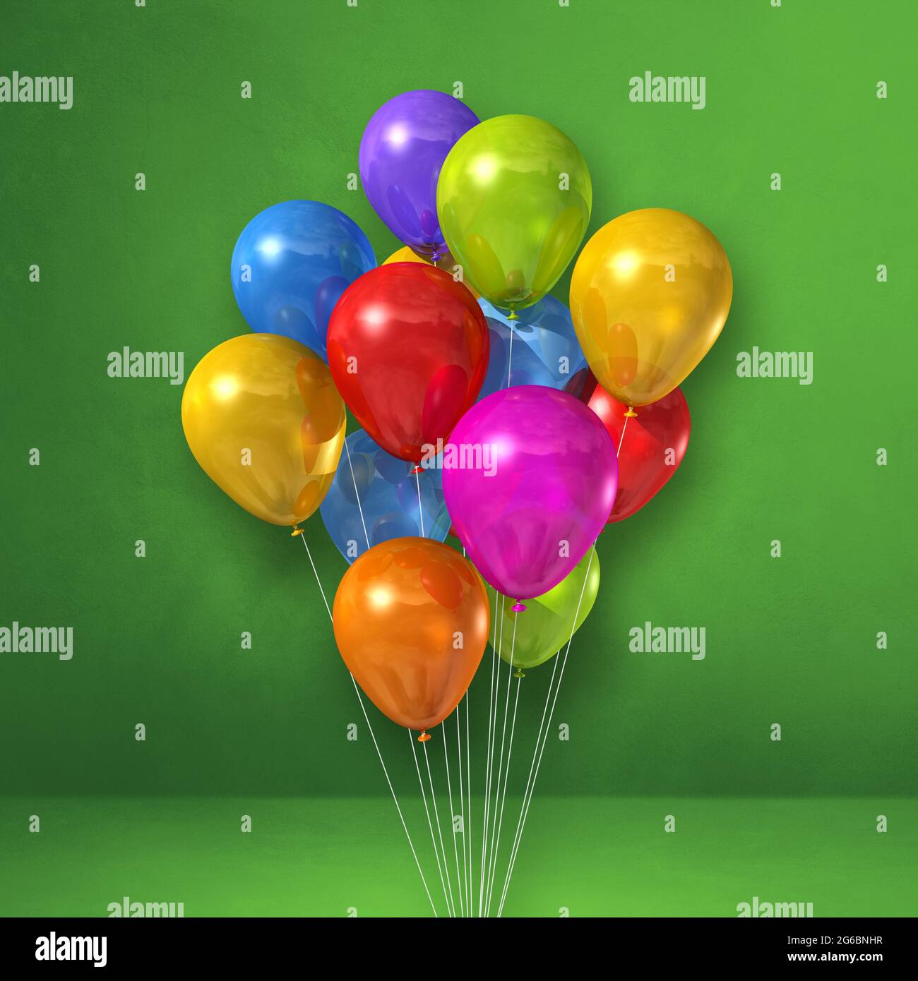 A bunch of colorful balloons hanging from strings Image & Design ID  0000336942 
