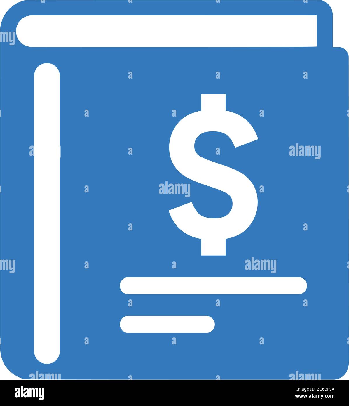 Finance book icon - Use for commercial purposes, print media, web or ...