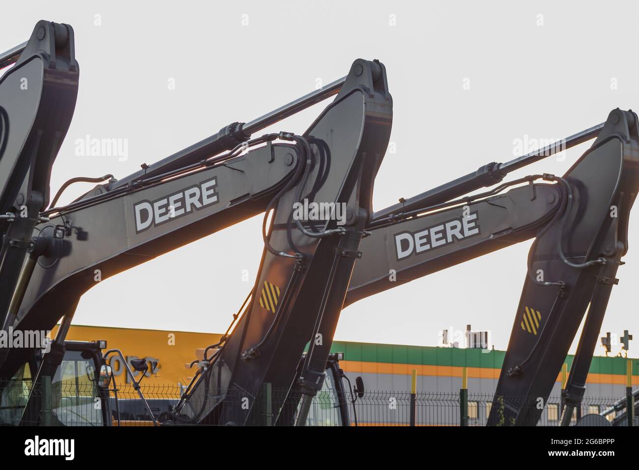 Russia,SaintPetersburg, 01jun2021 john deere agricultural industry