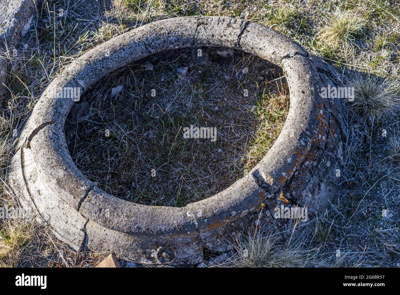 Pottery granary used in the Hittite civilization in ancient times - Corum, Turkey Stock Photo