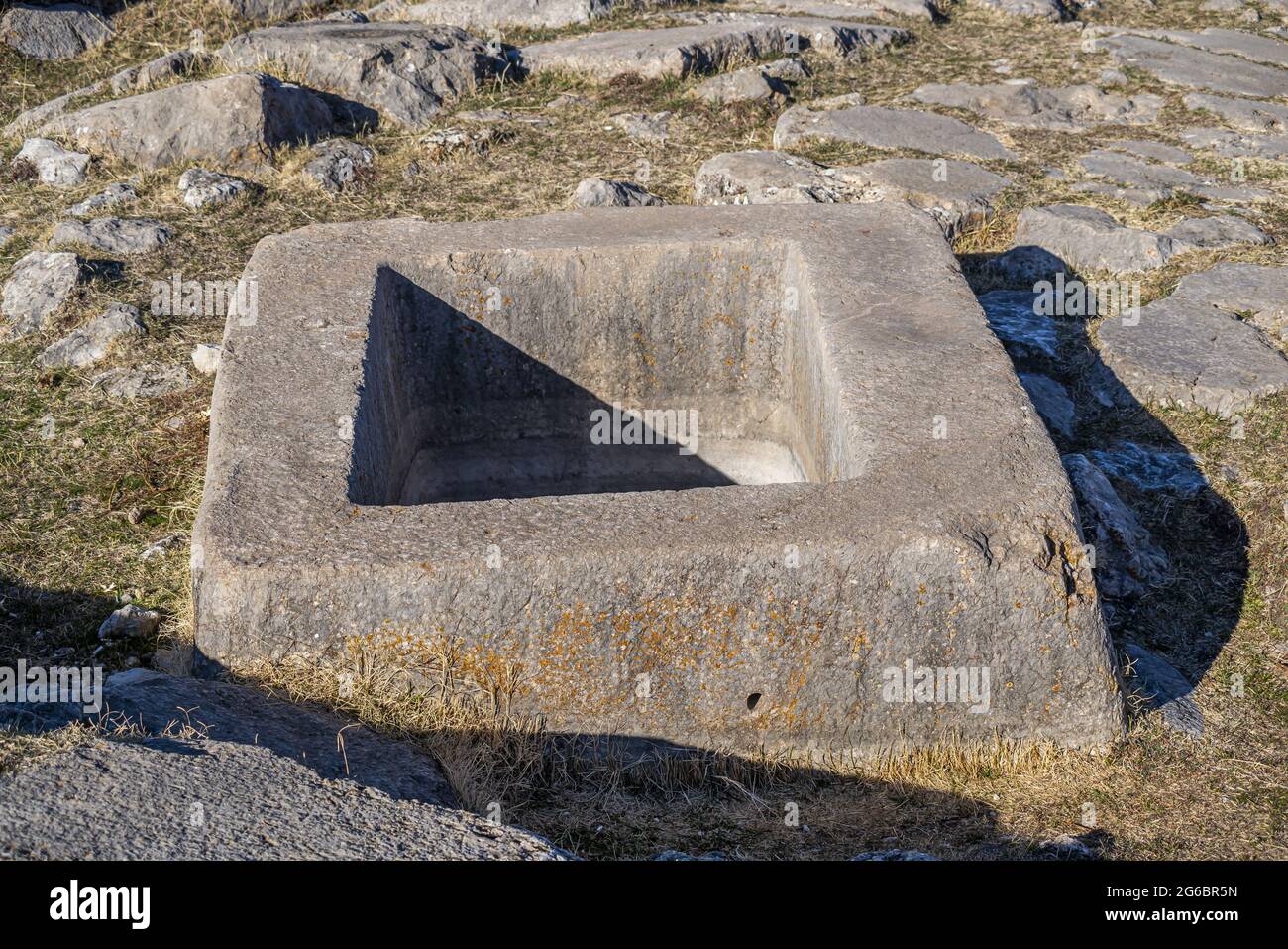 Ruins and architecture of Hittite civilization capital Hattusa in Corum, Turkey Stock Photo