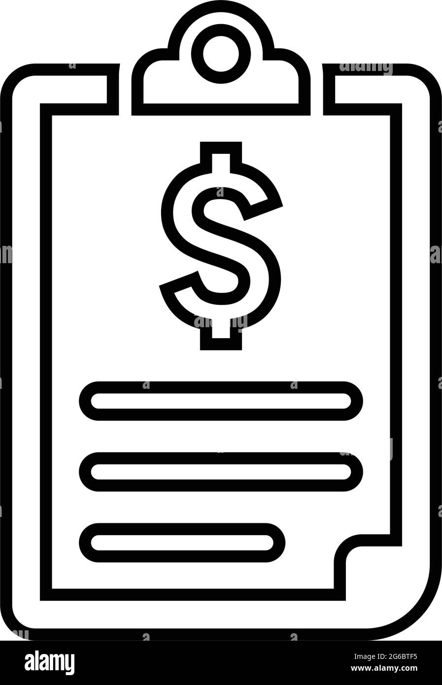 Clipboard, form, notepad icon is isolated on white background. Use for ...