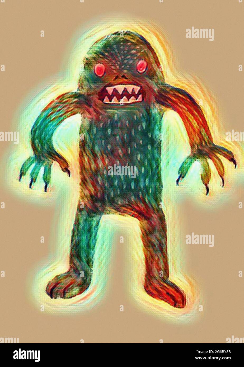 Illustration of a demon head hi-res stock photography and images - Page 7 -  Alamy