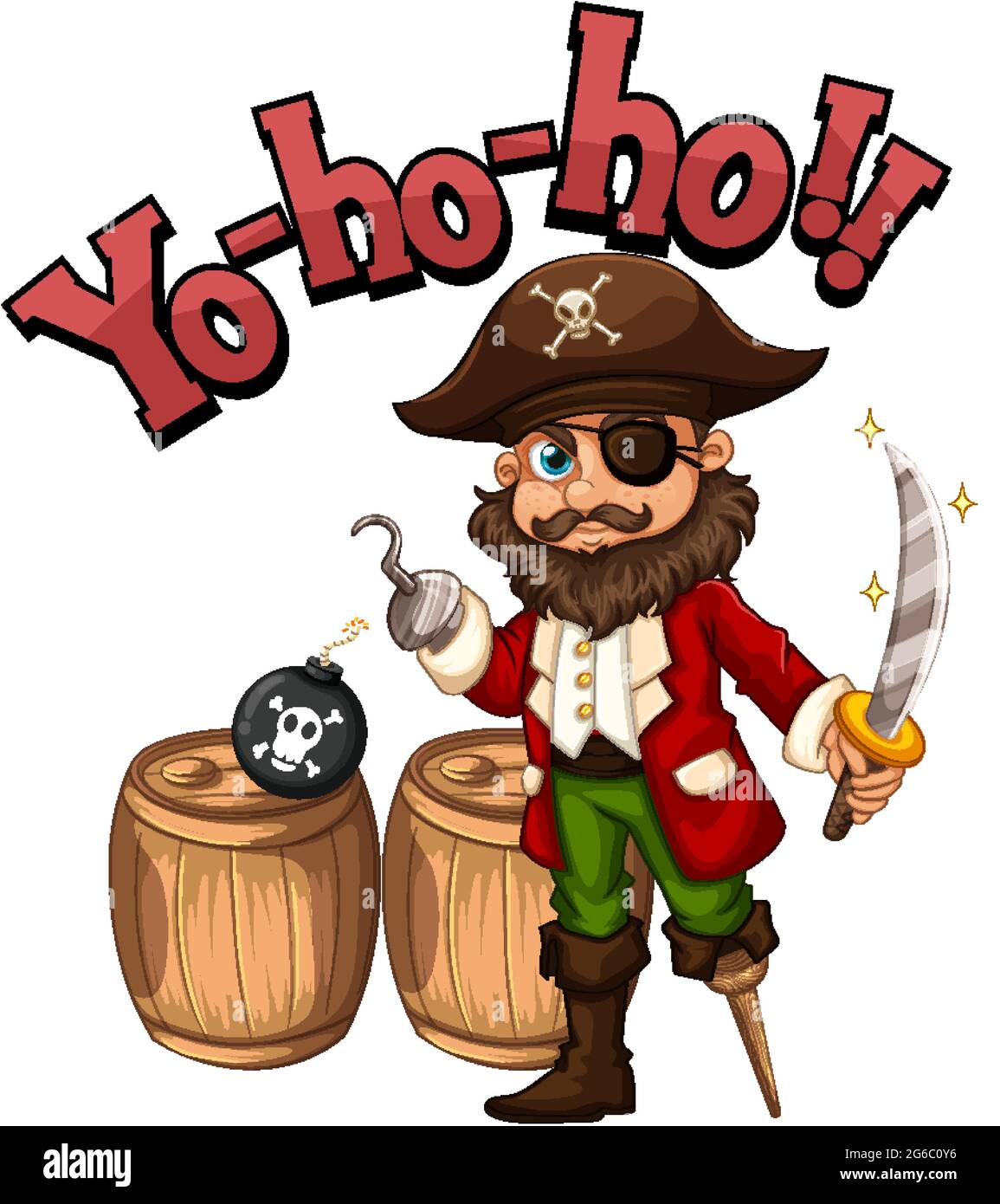 https://c8.alamy.com/comp/2G6C0Y6/captain-hook-cartoon-character-with-yo-ho-ho-speech-illustration-2G6C0Y6.jpg