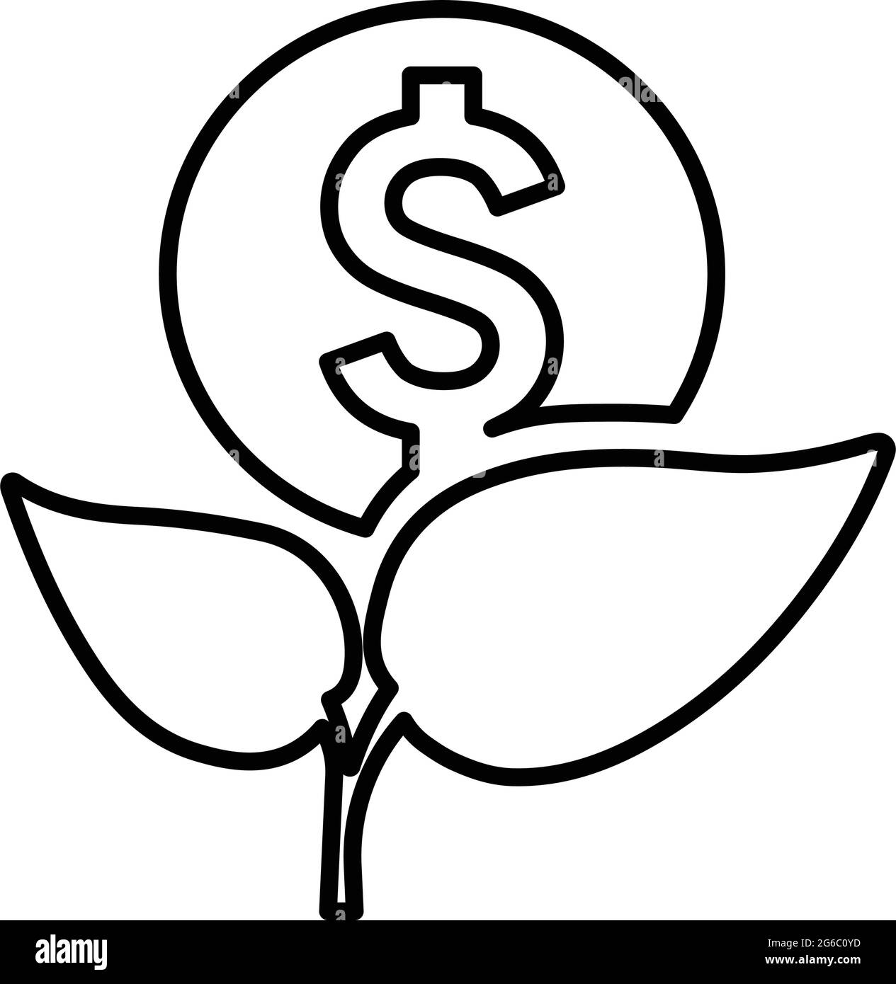 Startup, plant, ecology icon - Simple editable vector EPS file. Stock Vector