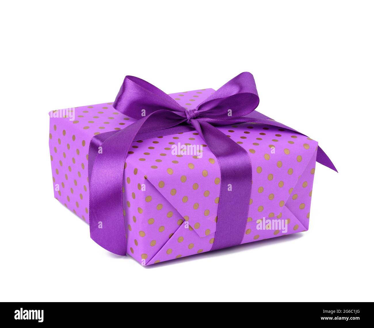 Box Top - Purple Polka