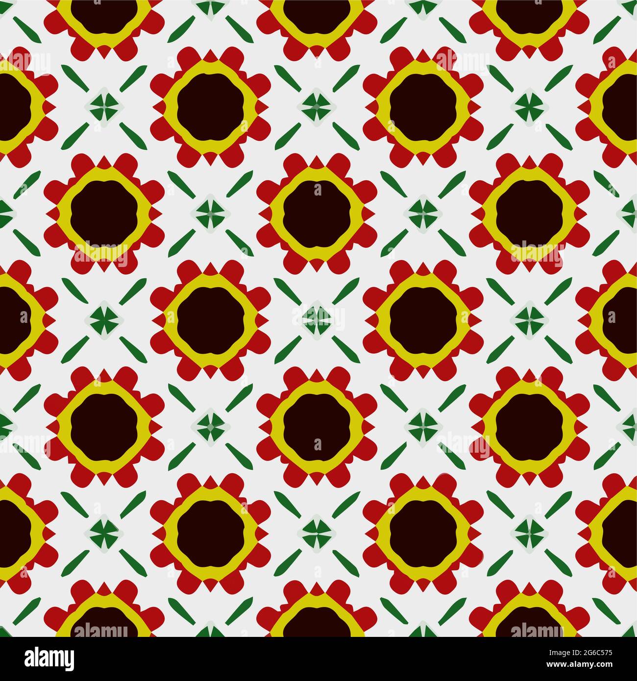 Seamless pattern with multicolored shapes Stock Vector