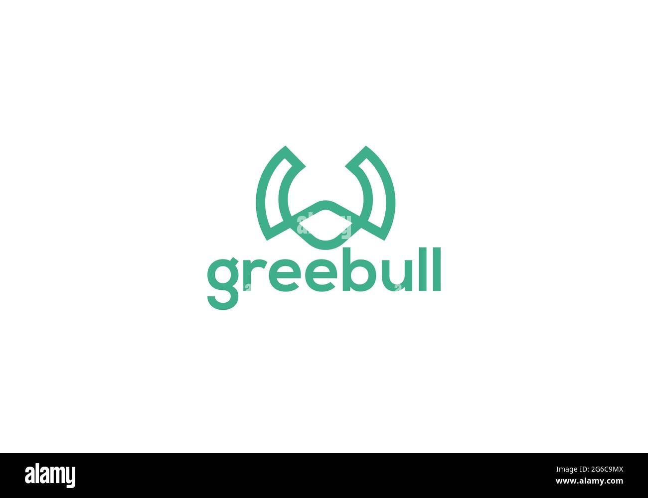 Bull logo design and vector template design Stock Vector