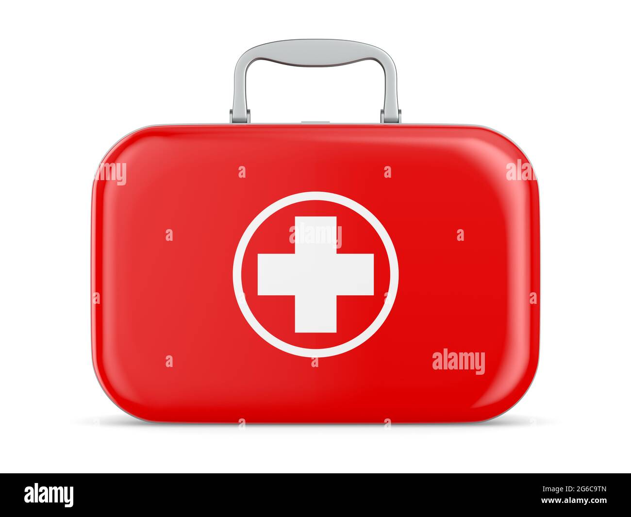 first aid kit on white background. Isolated 3d illustration Stock Photo ...