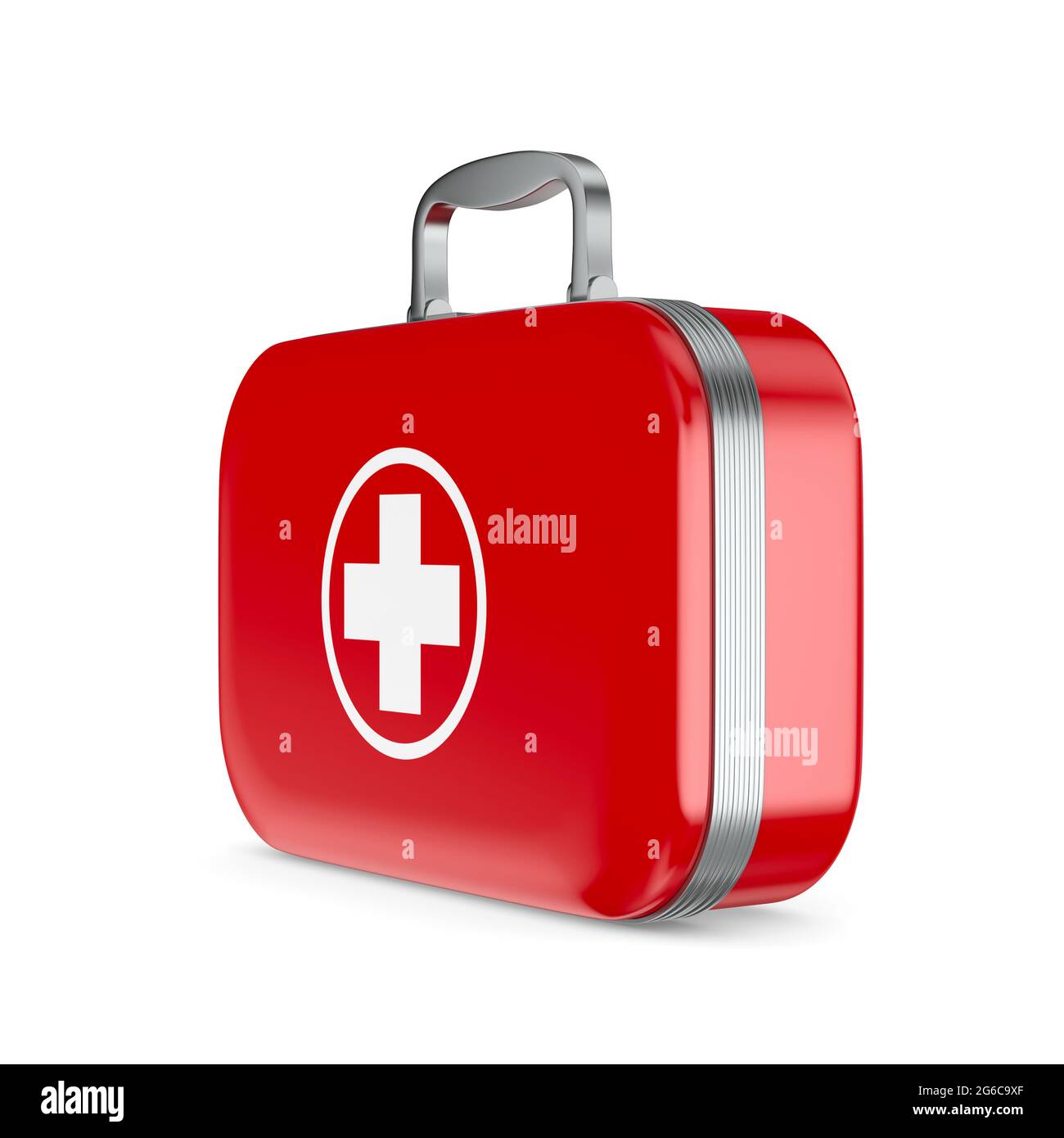 first aid kit on white background. Isolated 3d illustration Stock Photo ...