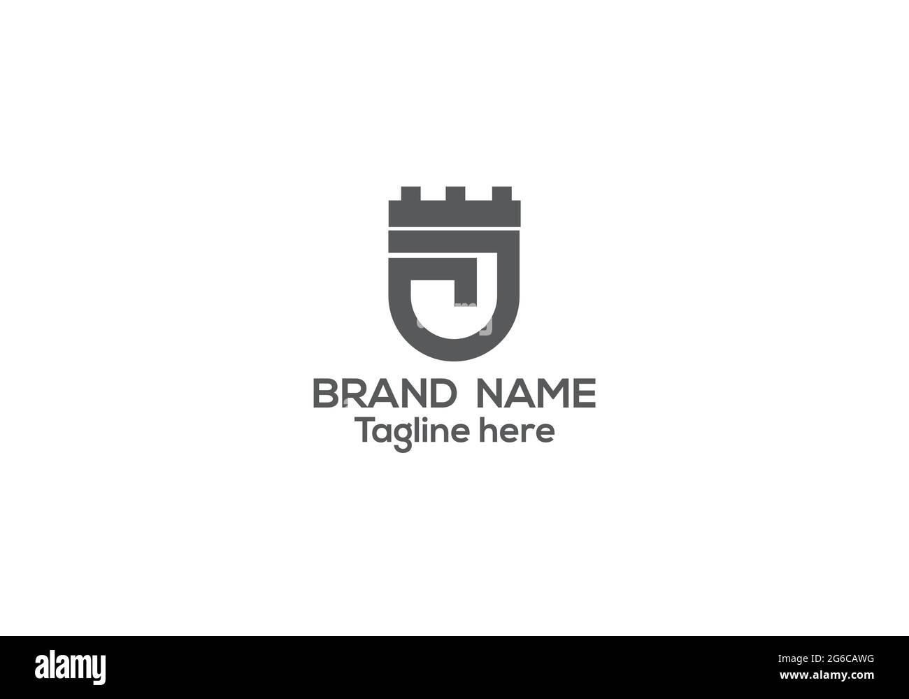 Letter J logo design and vector template logo Stock Vector