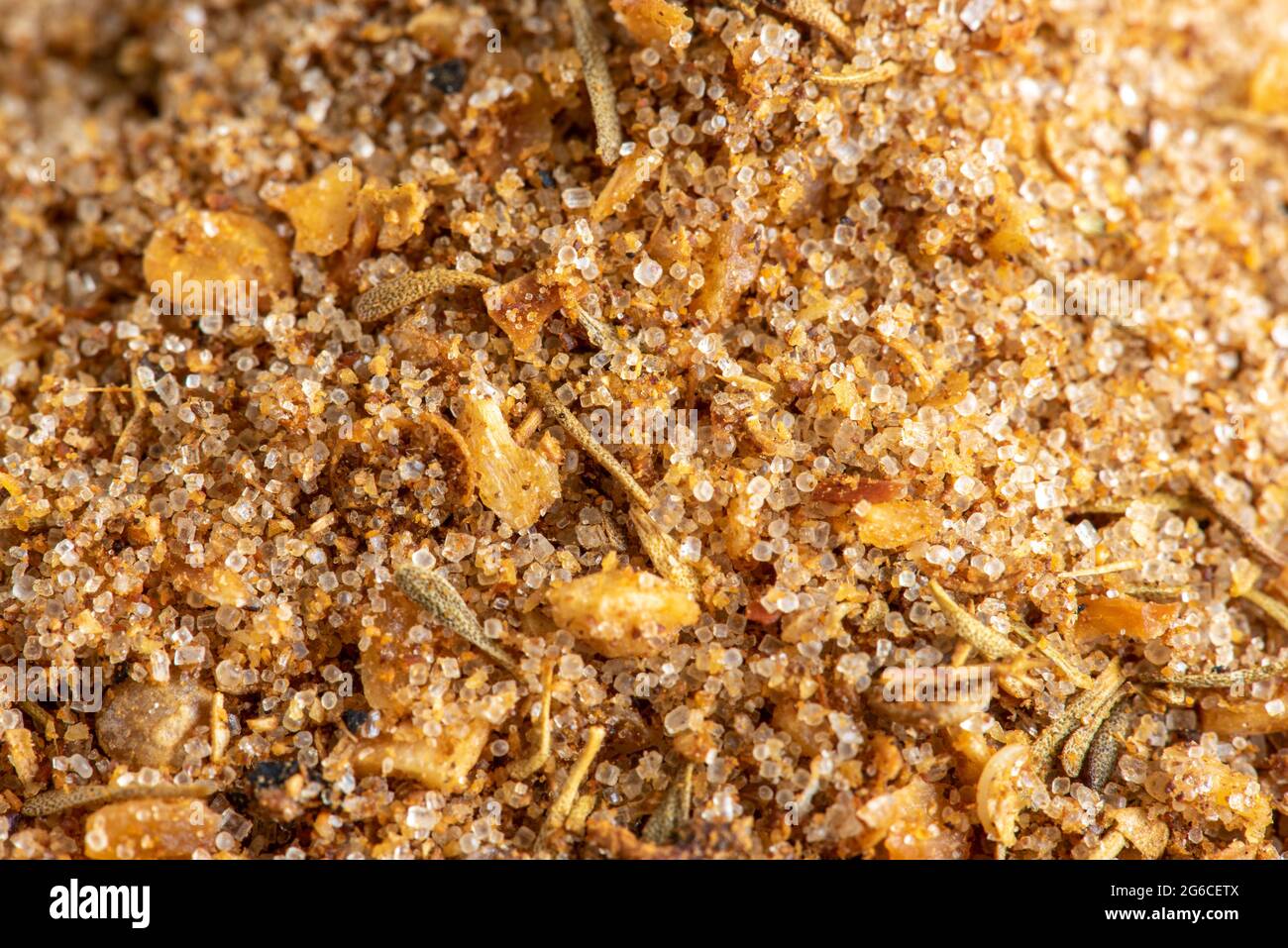 Garlic and other spices mixed in a Caribbean style condiment Stock