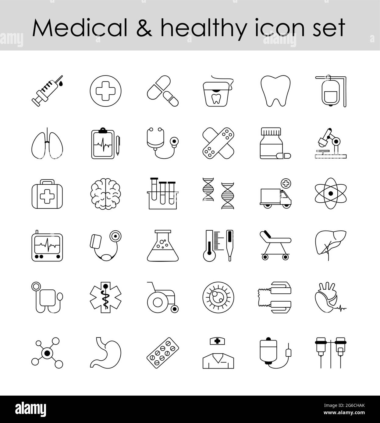 Cardiogram icon set in Stock Vector Images - Alamy