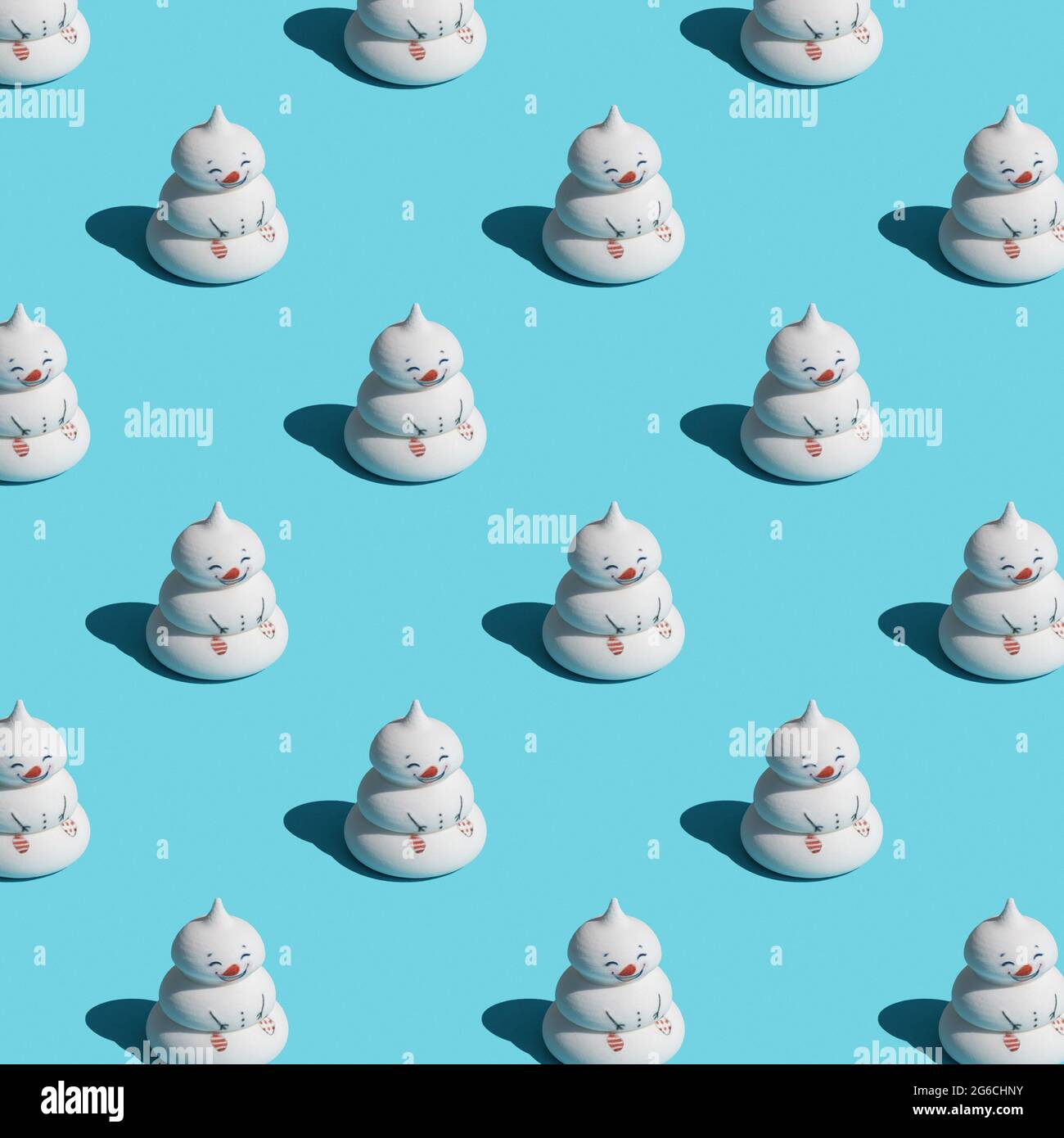 Seamless pattern made with funny snowmen on blue background, as a backdrop or texture. Minimal winter concept. Wallpaper for your design Stock Photo - Alamy Seamless pattern made with funny snowmen on blue background, as a backdrop or texture. Minimal winter concept. Wallpaper for your design Stock Photo - Alamy