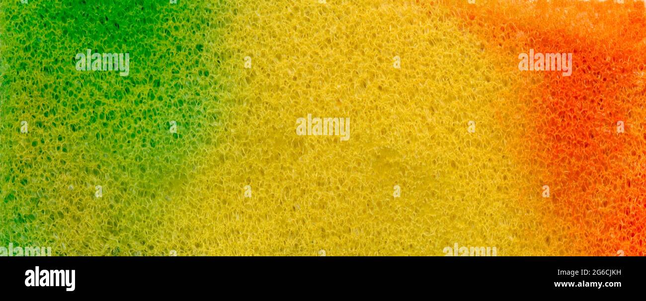 multicolored sponge abstract background Stock Photo