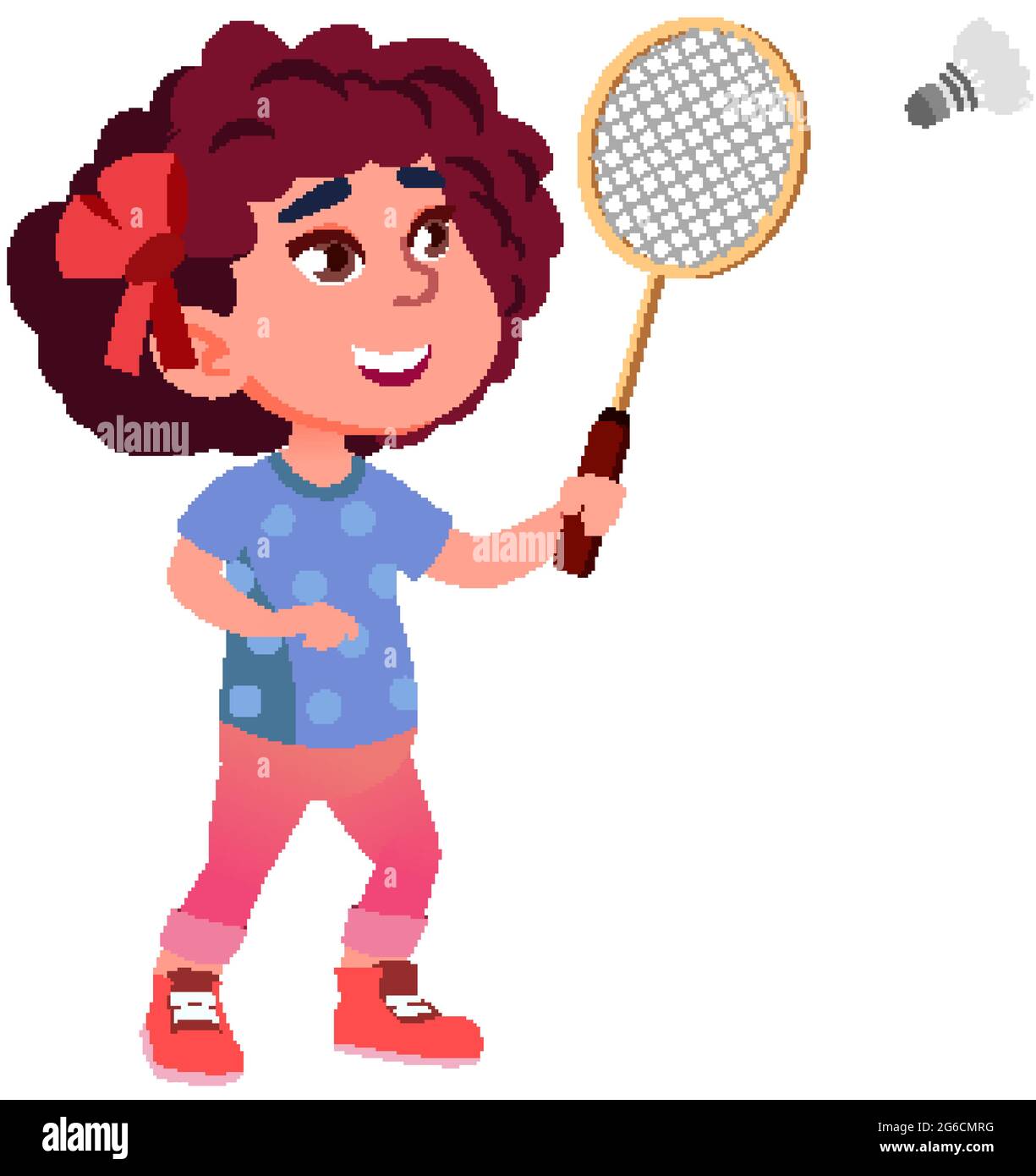 Girl Child Playing Badminton Sport Game Vector Stock Vector Image & Art - Alamy Girl Child Playing Badminton Sport Game Vector Stock Vector Image & Art - Alamy
