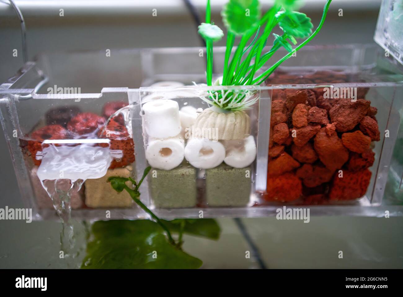 Image showcasing Close-up of water filtration circulation purification system of ...