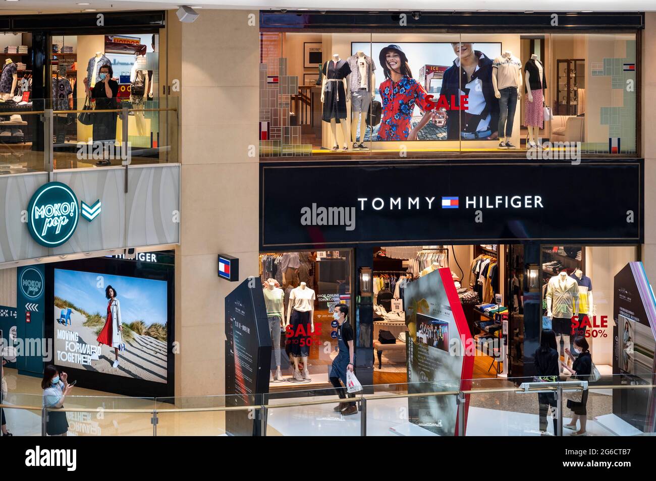 Hong Kong, China. 05th July, 2021. American multinational clothing fashion  brand, Tommy Hilfiger store seen in Hong Kong. Credit: SOPA Images  Limited/Alamy Live News Stock Photo - Alamy