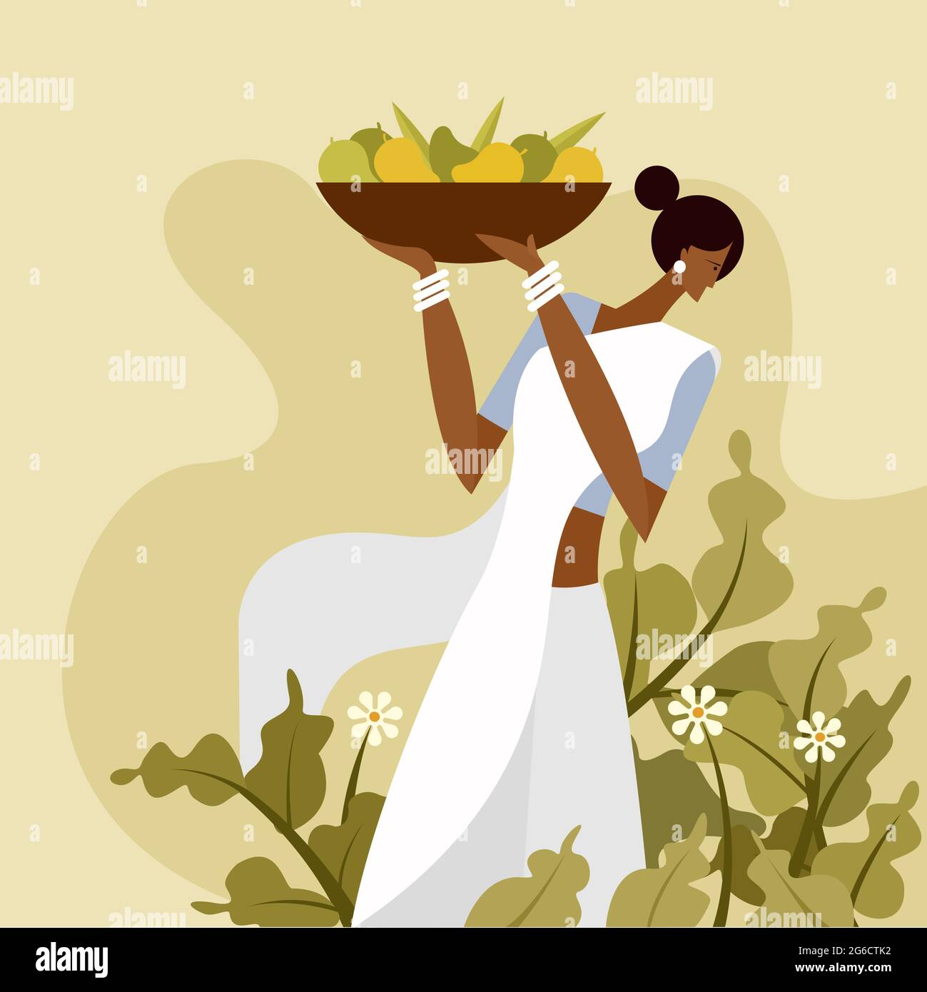 Plucking Fruit Stock Vector Images Alamy