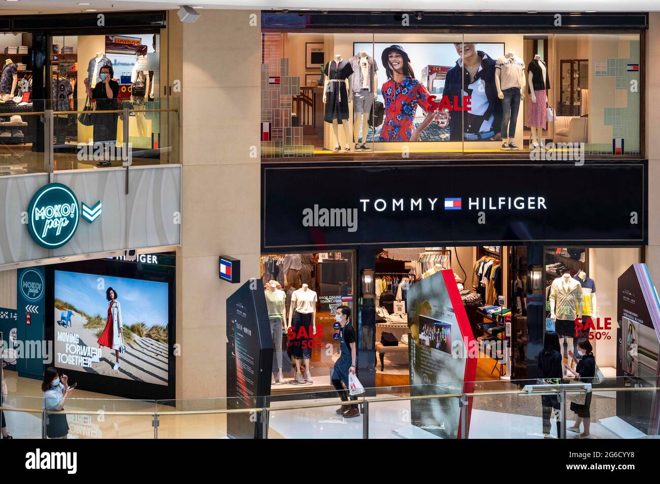 Hong Kong, China. 25th June, 2021. American multinational clothing fashion  brand, Tommy Hilfiger store seen in Hong Kong. Credit: Miguel Candela/SOPA  Images/ZUMA Wire/Alamy Live News Stock Photo - Alamy