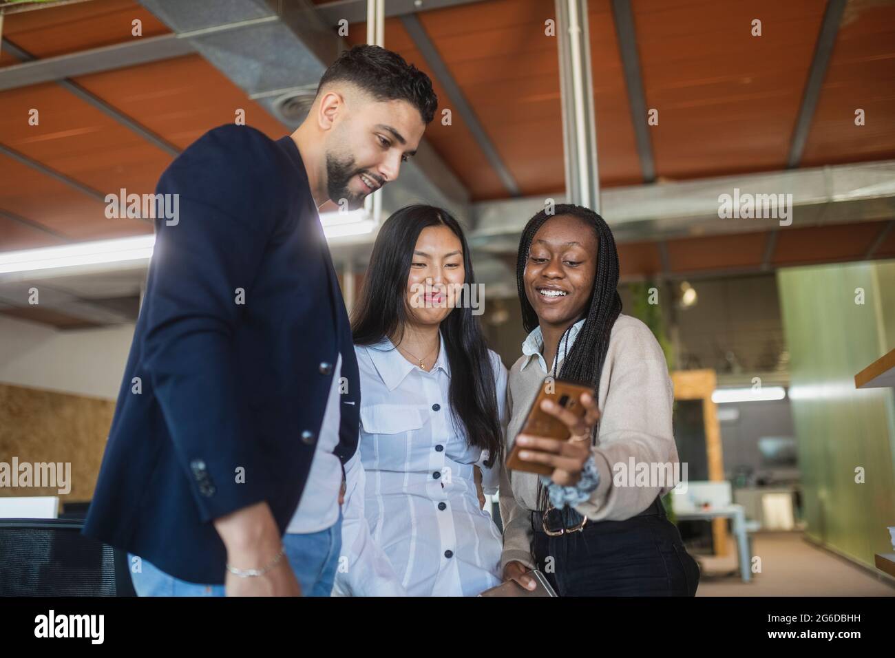 Diverse colleagues share break hi-res stock photography and images - Alamy