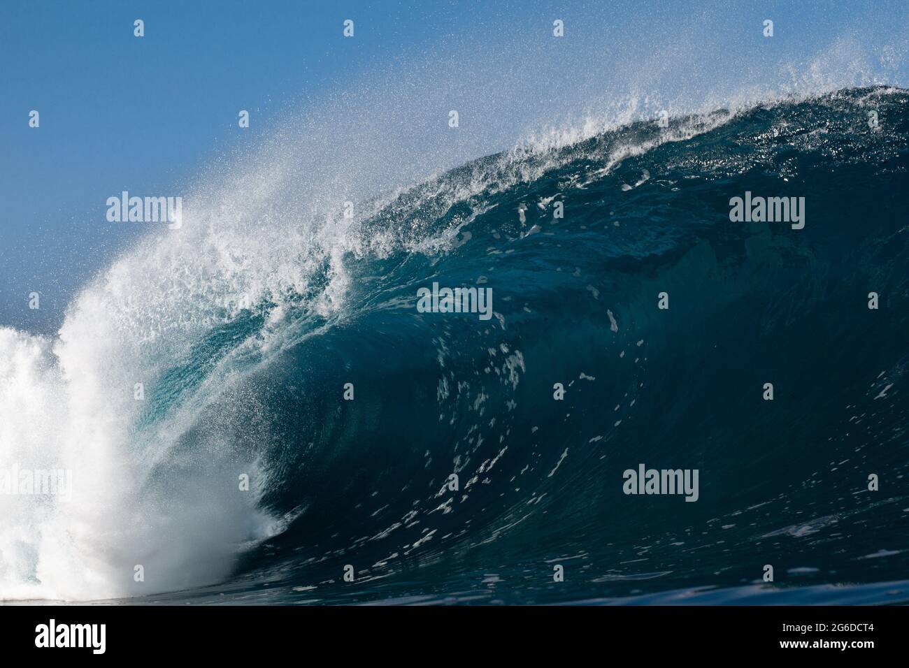 Powerful foamy sea waves rolling and splashing over water surface ...
