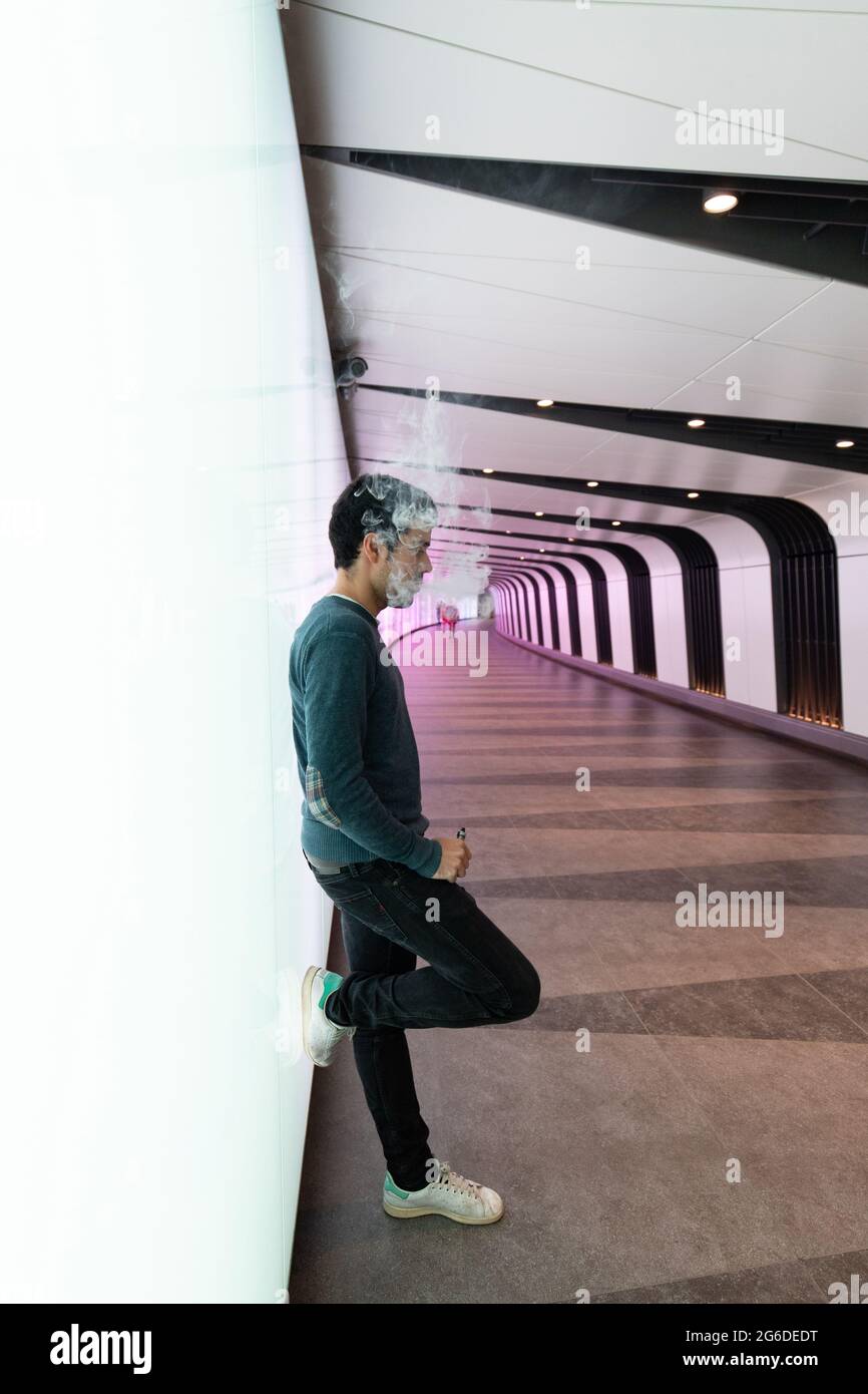 Cigarette tunnel hi-res stock photography and images