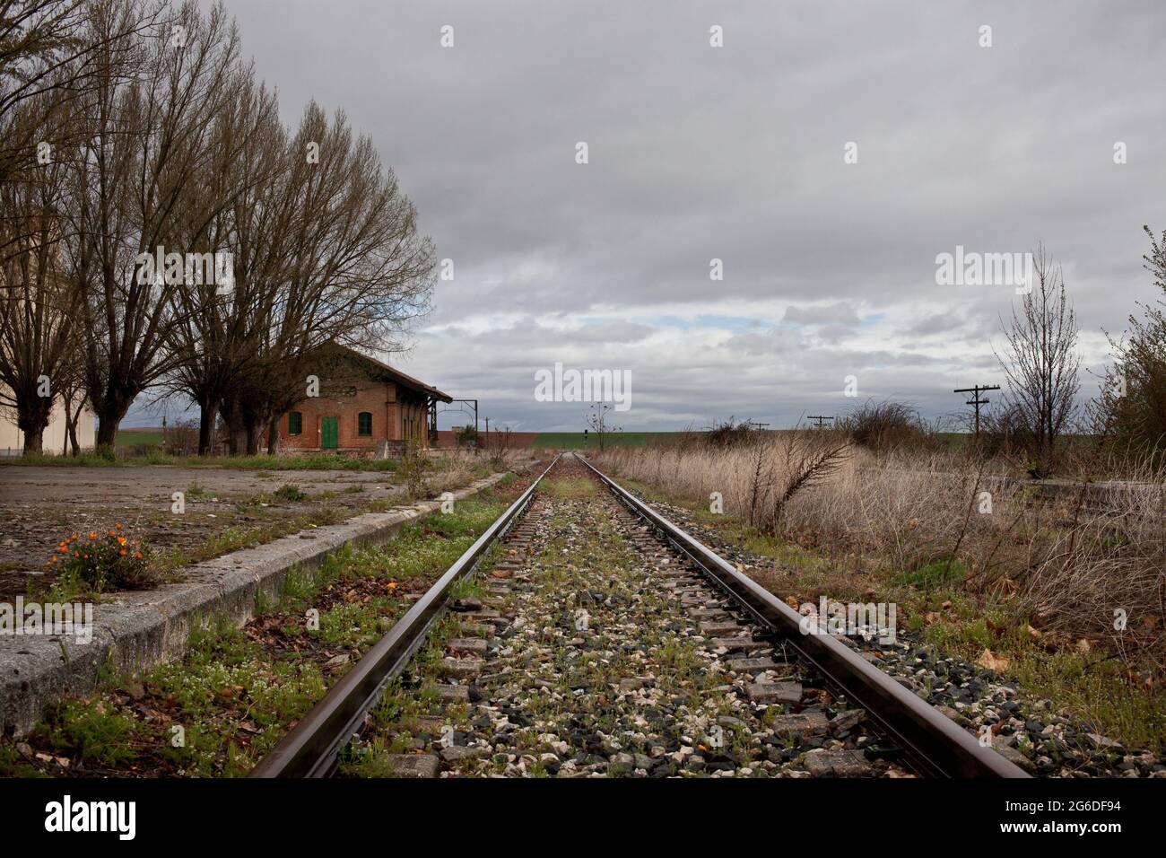 The Abandoned Train Station At Campo De San Pedro In The Province Of the-abandoned-train-station-at-campo-de-san-pedro-in-the-province-of
