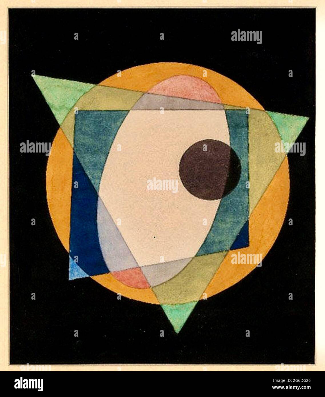 Ivan Vasilievich Kliun - Untitled Artwork Stock Photo - Alamy 