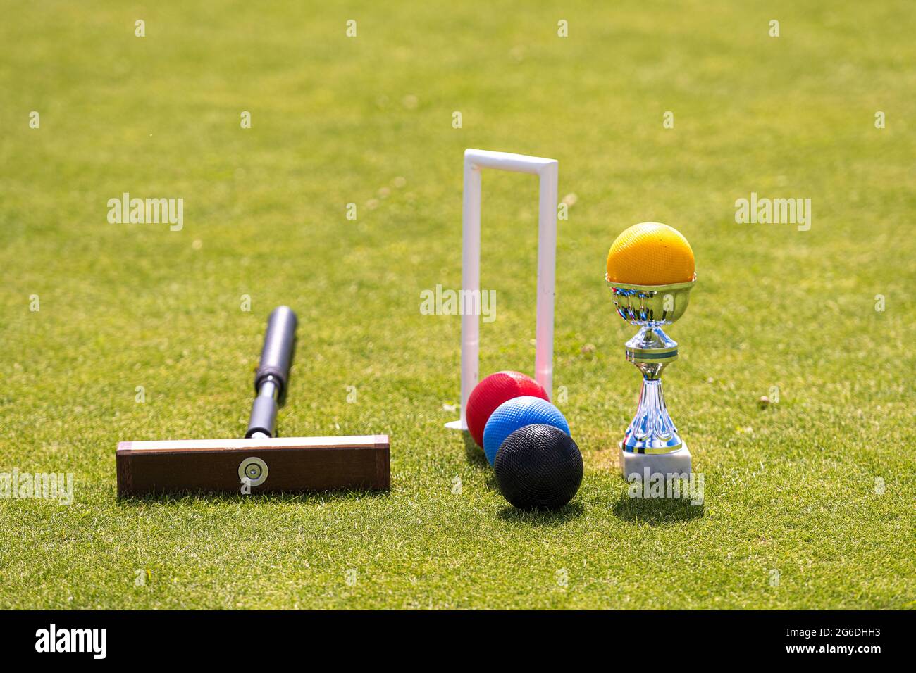 Croquet Game Hammer Balls High Resolution Stock Photography and Images -  Alamy