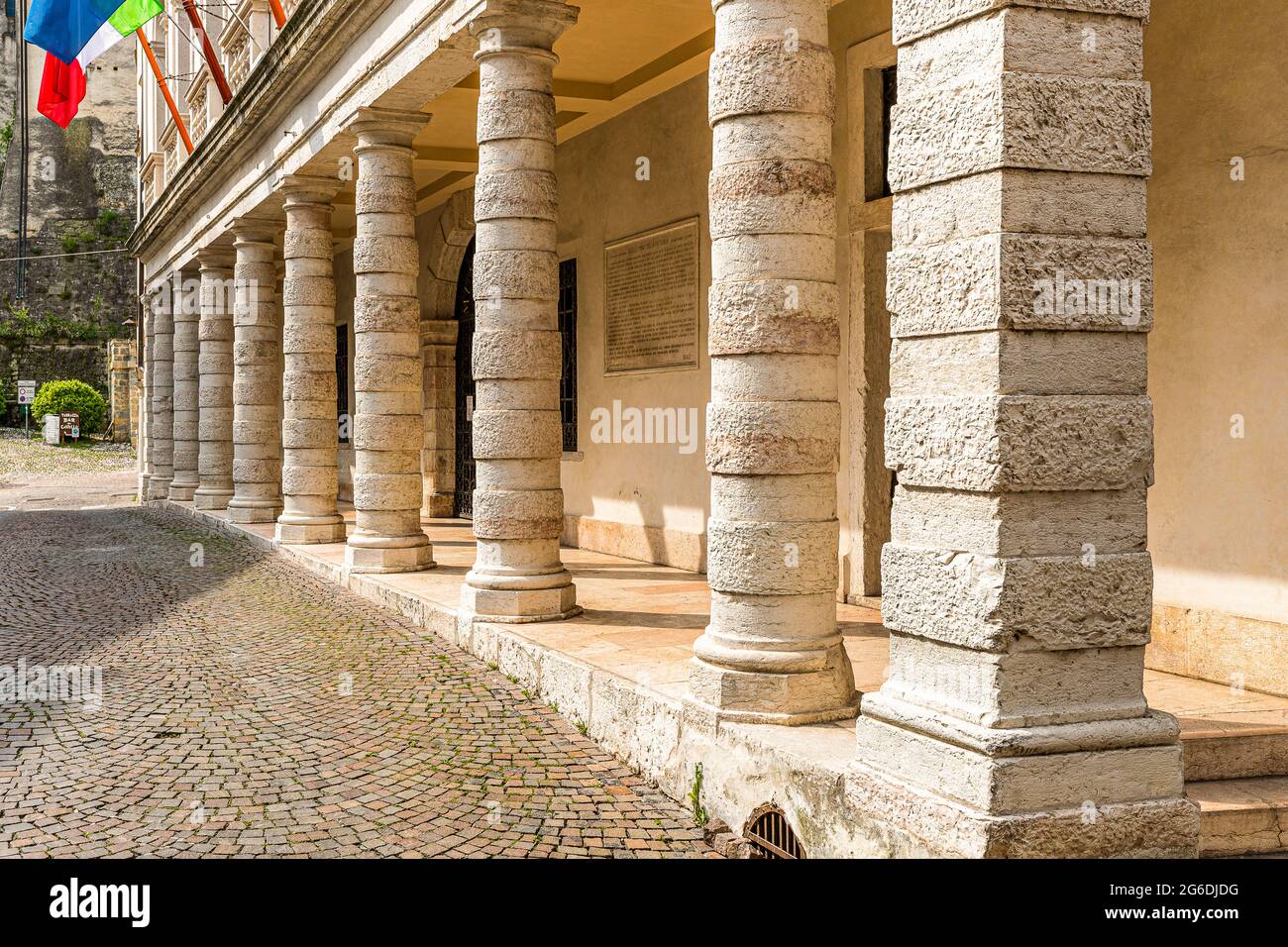 Italy Veneto Asolo Palazzo Beltramini - City Hall Stock Photo