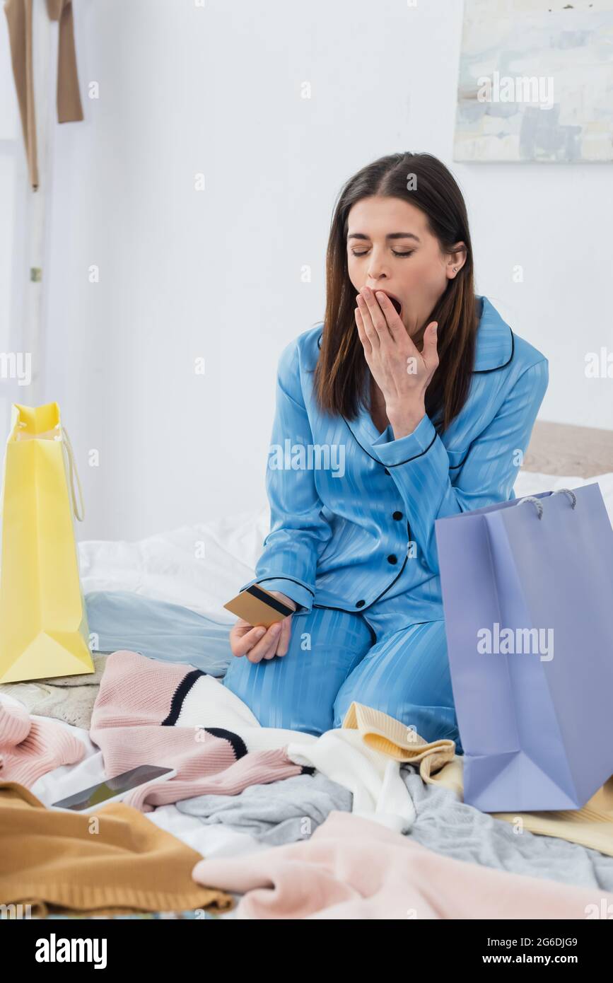Tired Pyjamas Fatigue clothing hi-res stock photography and images - Alamy