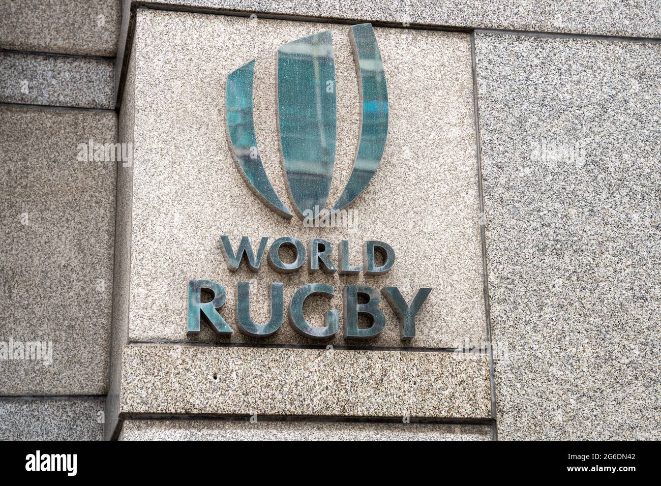 Dublin City, Dublin, Ireland, June 28th 2021. World Rugby Head Office Dublin Stock Photo