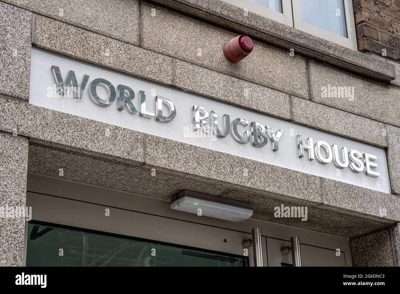 Dublin City, Dublin, Ireland, June 28th 2021. Office of World Rugby in Dublin Stock Photo