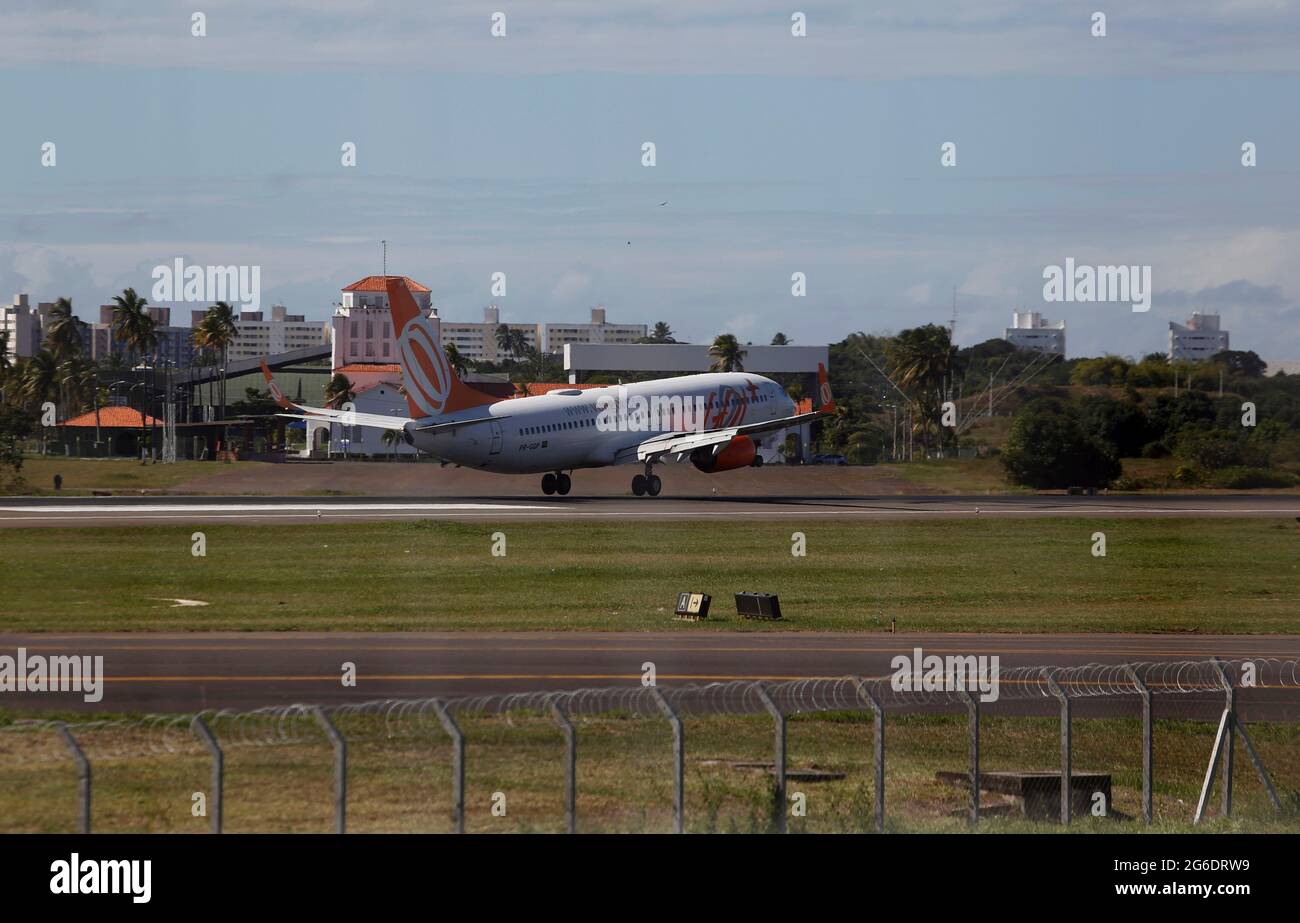 salvador, bahia, brazil december 28, 2017 Boeing 7378EH aircraft