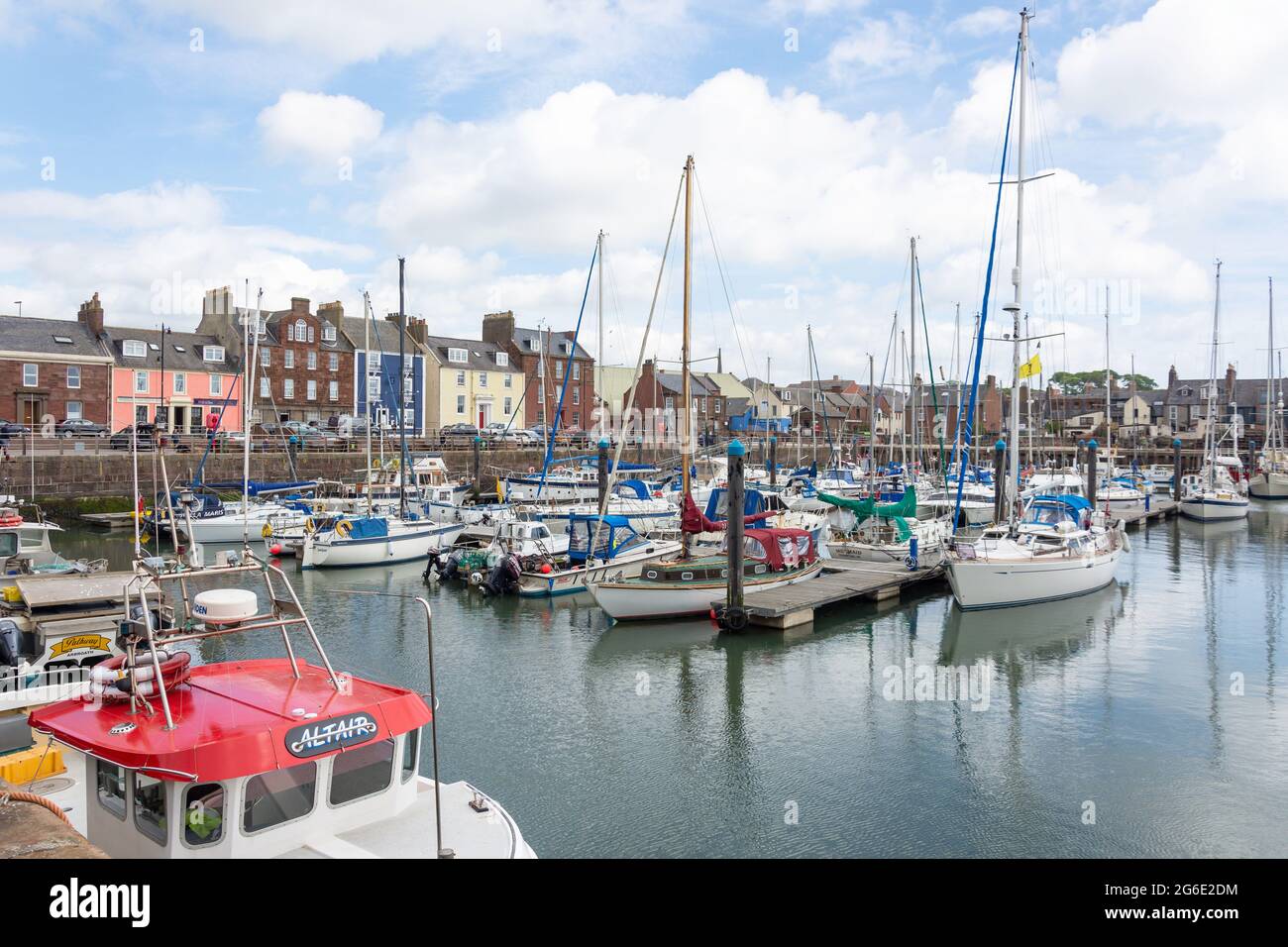 Arbroath Harbour, Arbroath, Angus, Scotland, United Kingdom Stock Photo